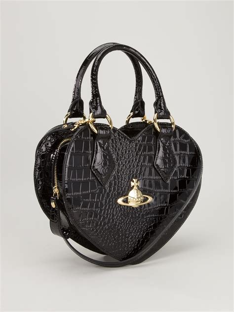 Vivienne Westwood Chancery Heart Bag in Black - Lyst