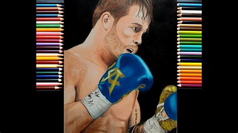 Drawing Canelo Álvarez - Dibujo de Canelo Álvarez - YouTube