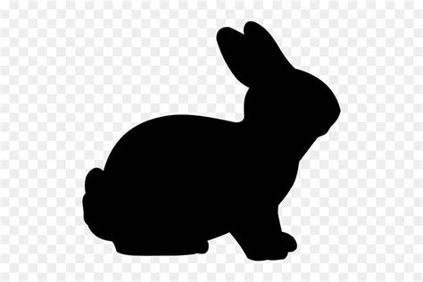 Easter Bunny Rabbit Silhouette Clip art - rabbit png download - 600*600 - Free Transparent ...