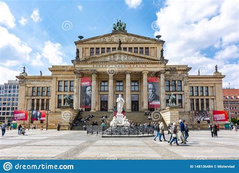 Concert Hall Konzerthaus on Gendarmenmarkt Square, Berlin, Germany ...