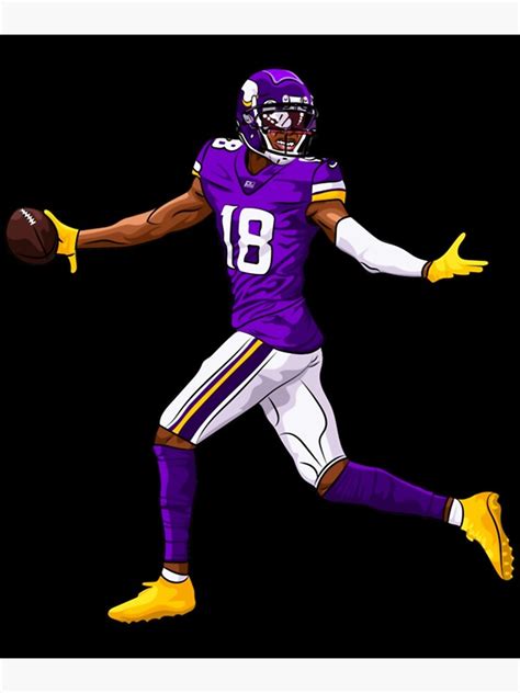 "Justin Jefferson Touchdown" Poster for Sale by DanileLuiz | Redbubble