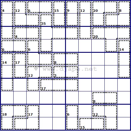 Zero Killer Sudoku 10x10