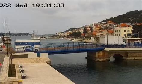 Webcam Tisno bridge, Tisno, Croatia - Online Live Cam