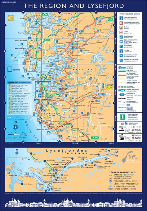 Stavanger Guide Maps | Stavanger City Map, Norway | English