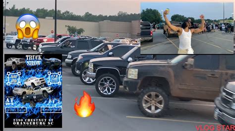 Orangeburg Mall Truck Meet pt.2 takes over Orangeburg SC😱 - YouTube