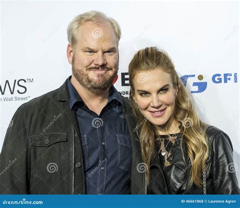 Jim Gaffigan And Jeannie Noth Gaffigan Editorial Image | CartoonDealer ...