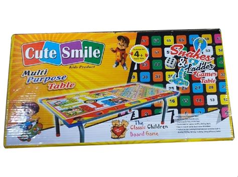 Steel And Wooden Rectangular Kids Ludo Study Table, With Storage at Rs 160/piece in Delhi