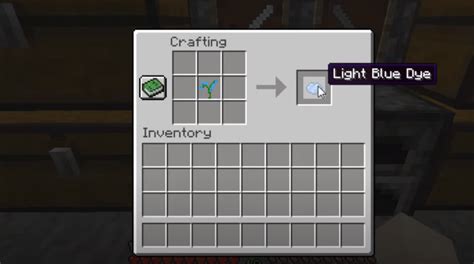 How To Make A Light Blue Dye: Minecraft Recipe : paulnelsonのblog