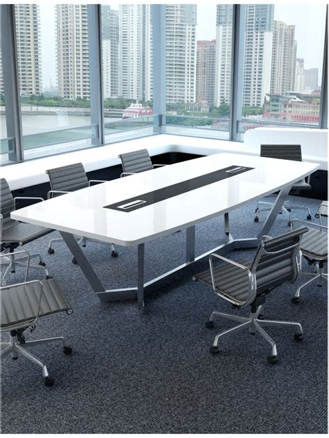 Diamond Steel Frame Modern Meeting Table | Workspace Office Furnitu...