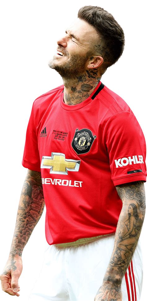 David Beckham Manchester United football render - FootyRenders