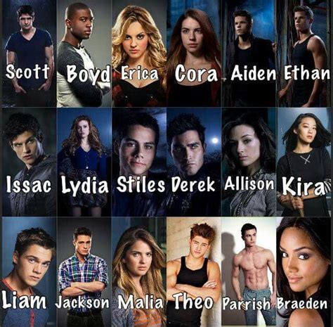 Stiles Derek, Malia, Maze Runner, Teen Wolf, Kira, Allison, Scott, Jackson, Movie Posters