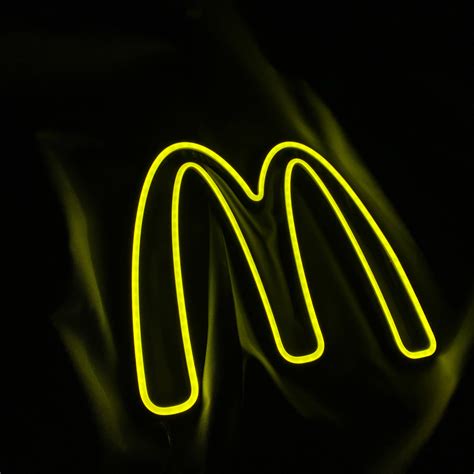 Neon LED Mcdonald's Neon Sign Wall Decor Food Lovers - Etsy