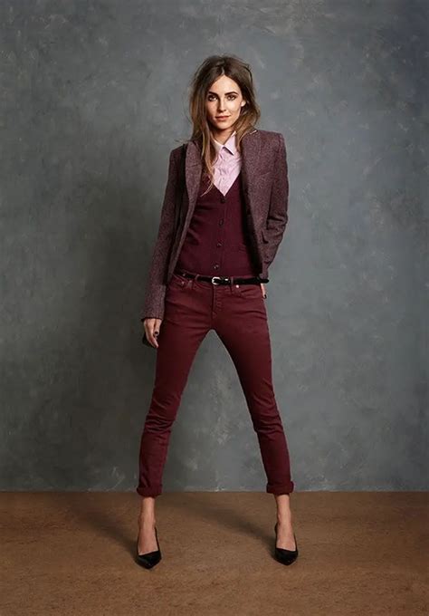 34 Cute and Fashionable Outfits in Burgundy