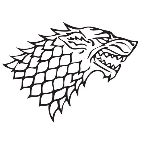 Resultado de imagen para house stark flag | House stark sigil, Game of thrones tattoo, House stark