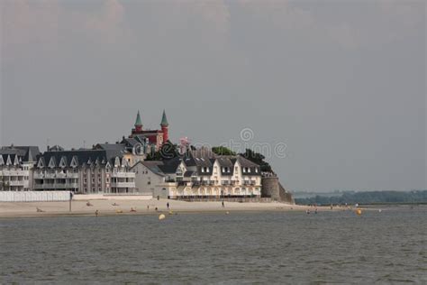 Beach of Le Crotoy,France editorial stock image. Image of france - 47234614