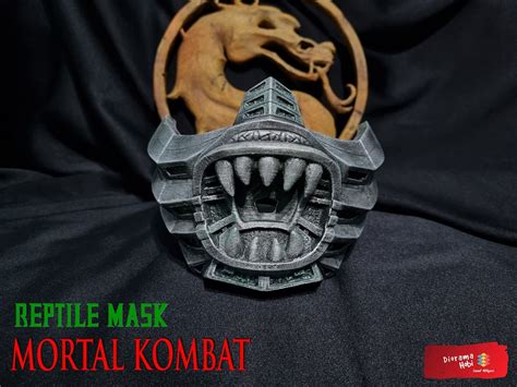 Mortal Kombat Reptile Custom Mask from the Movie 1995 - Etsy