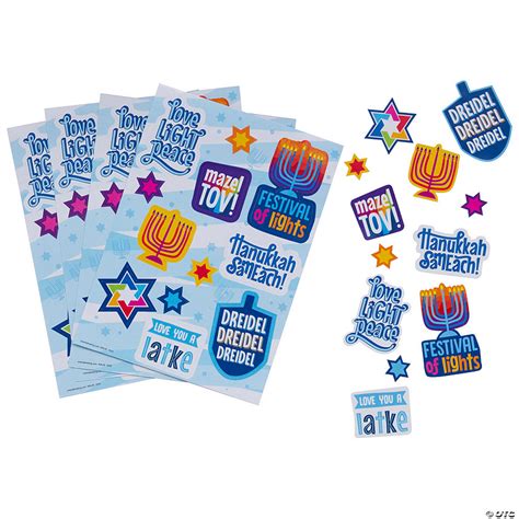 Hanukkah Fun Sticker Sheets | Oriental Trading