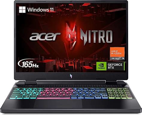 Acer Nitro 16 Gaming Laptop | AMD Ryzen 9 7940HS Octa-Core ...