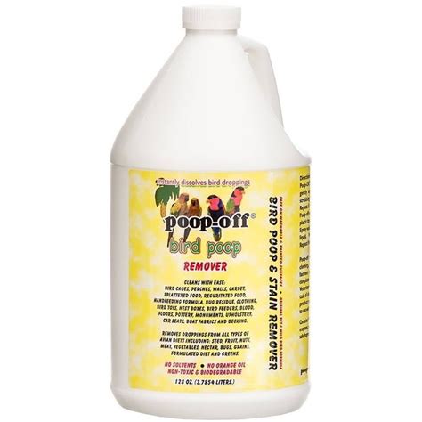 Poop-Off Bird Poop Remover, 128 fl oz - Walmart.com - Walmart.com