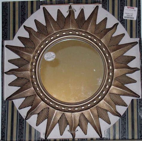 I found this 15.5" mirror at TJ Maxx for $17. | Sunburst mirror, Mirror ...