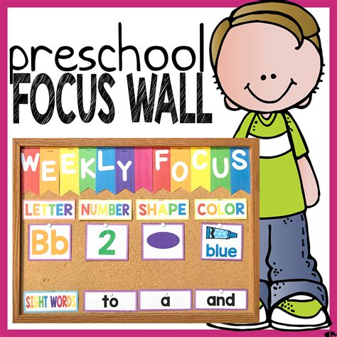 Preschool Weekly Focus Wall - The Super Teacher