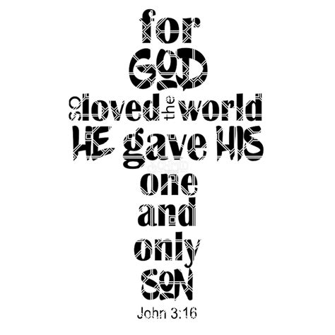 Christian John 3:16 Cross John 3 16 Word Art He Gave His - Etsy