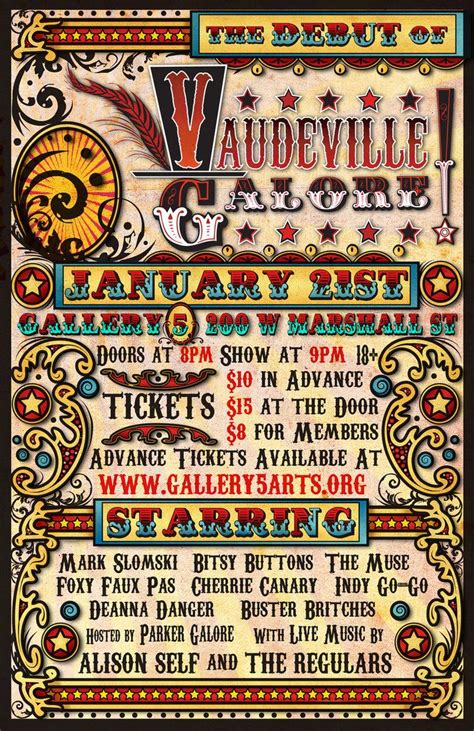 Vintage circus posters, Vaudeville, Circus poster