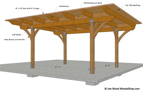 Free Standing Patio Cover Blueprints - Patio Ideas