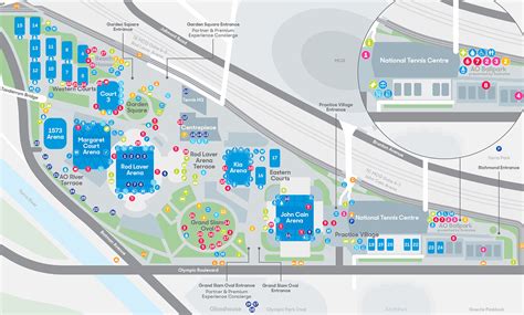 Melbourne Park Seating Map | Austadiums