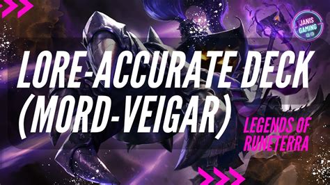 [Legends of Runeterra] Lore-accurate Mordekaiser-Veigar deck lol - YouTube