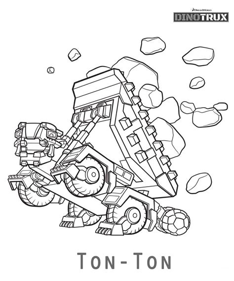 Dinotrux Coloring Pages - Free Printable Coloring Pages for Kids