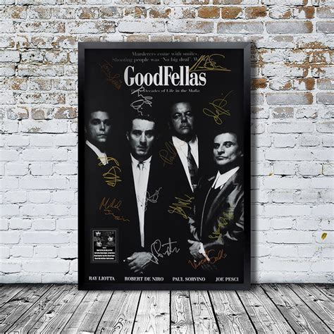 Goodfellas Signed Movie Poster Framed and Ready to Hang - Etsy