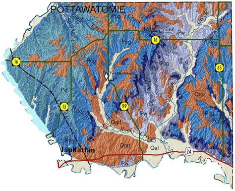 KGS--Geologic Map--Pottawatomie