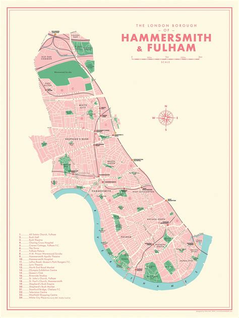 Hammersmith & Fulham Map – We Built This City