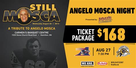 Angelo Mosca Night set to follow STILL MOSCA charity fundraiser event ...