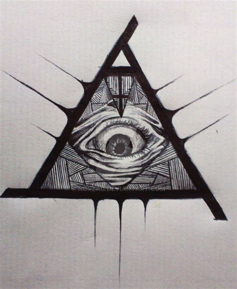 Illuminati Triangle Drawing at PaintingValley.com | Explore collection ...