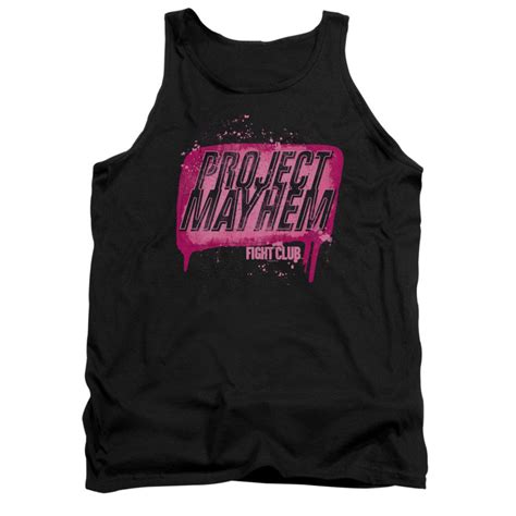 Fight Club Project Mayhem Black Tank Top