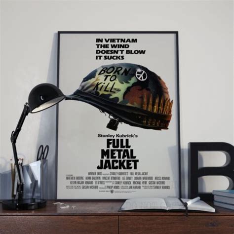 Full Metal Jacket Vietnam War Movie Film Poster Print Picture A3 A4 | eBay