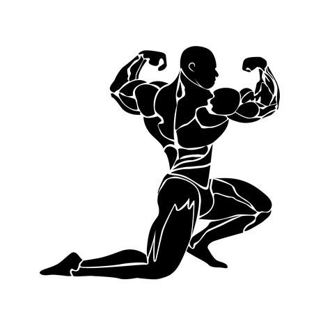 bodybuilding icon, muscles, vector | Healthcare Illustrations ~ Creative Market