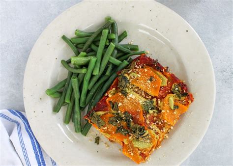 Vegan Butternut Squash and Kale Lasagna - FitLiving Eats by Carly Paige