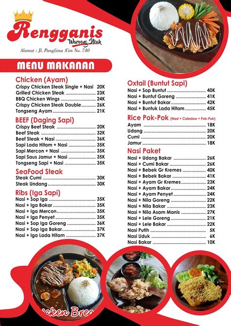 Contoh Daftar Menu Restoran - IMAGESEE