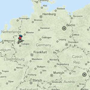 Mönchengladbach Map Germany Latitude & Longitude: Free Maps