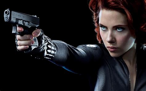 Hot Scarlett Johansson Wllpaper: The Avengers Scarlett Johansson Black ...