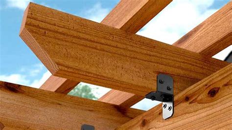 Beam Brackets For Pergola - The Best Picture Of Beam