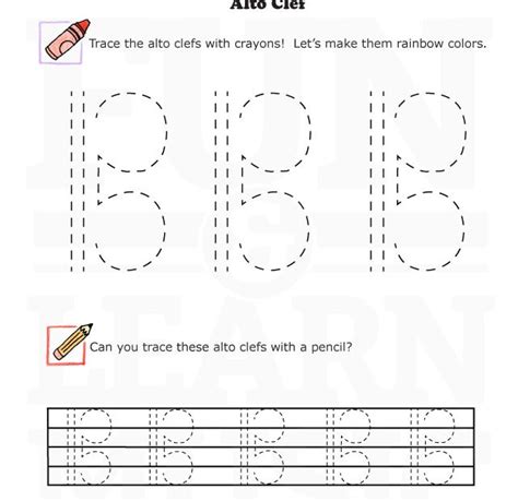 Alto Clef Worksheets