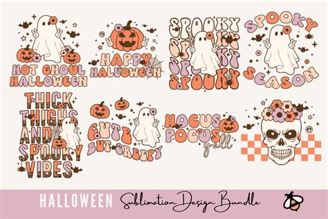 Halloween Sublimation Designs Bundle Graphic by SURINBEE · Creative Fabrica