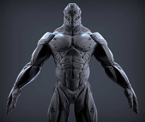 Sci-Fi Male Character 3D Model OBJ ZTL | CGTrader.com