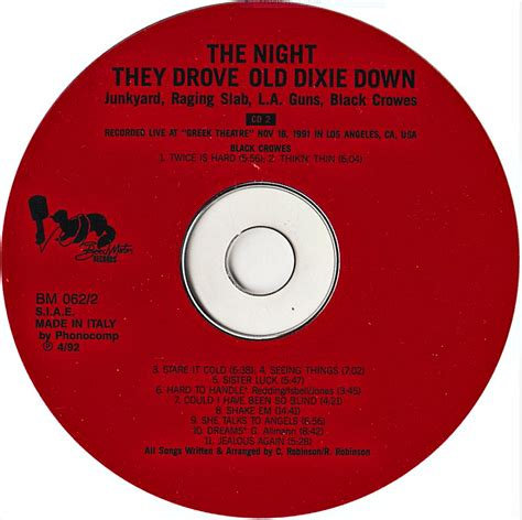 THE NIGHT THEY DROVE OLD DIXIE DOWN (1990-1991) RE-MIX & MASTERIZED ...