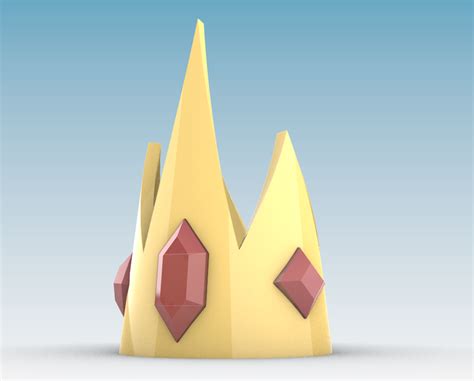 STL file adventure time - ice king's crown (Life Size) 🧊 ・3D print object to download・Cults