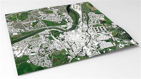 3D Model Cityscape Lancaster Great Britain - TurboSquid 2039516